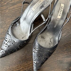 Alfani Black Cutout Heels for Women